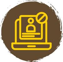 Unauthorized Vector Icon Design