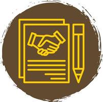 Agreement Vector Icon Design