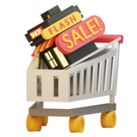 3d shop flash sale png