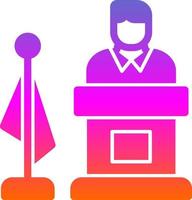 Mayor Vector Icon Design