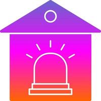 Security Alarm Vector Icon Design