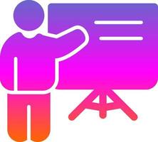 Presentation Vector Icon Design
