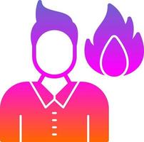 Burnout Vector Icon Design
