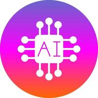 Artifical Intelligence Vector Icon Design
