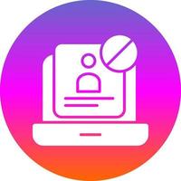 Unauthorized Vector Icon Design