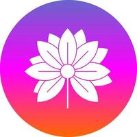 Lotus Flower Vector Icon Design