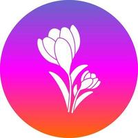 Crocus Vector Icon Design