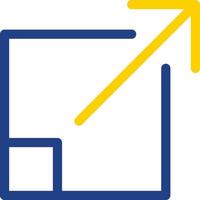 Resize Vector Icon Design