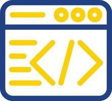 Code Vector Icon Design