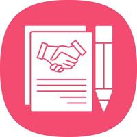 Agreement Vector Icon Design