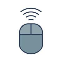 Wireless input device Vector Icon