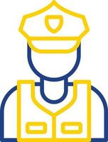 Security Guard Vector Icon Design