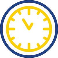 Wall Clock Vector Icon Design