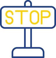 Stop Vector Icon Design