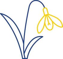Snowdrop Vector Icon Design