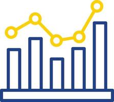 Bar Chart Vector Icon Design