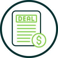 Business Deal Vector Icon Design