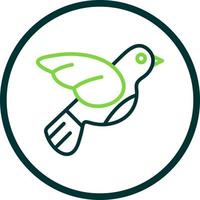 Dove Vector Icon Design