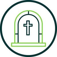 diseño de icono de vector funerario