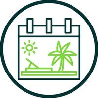 diseño de icono de vector de vacaciones