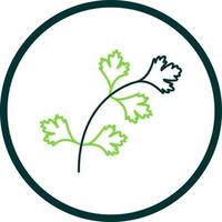 diseño de icono de vector de cilantro