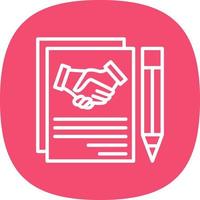 Agreement Vector Icon Design