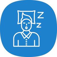 Tired Vector Icon Design