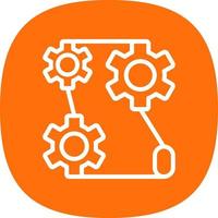 Cogwheels Vector Icon Design