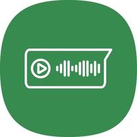 Voice Message Vector Icon Design