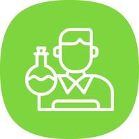 Scientist Vector Icon Design
