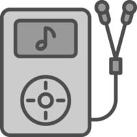 diseño de icono de vector de mp3