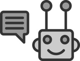Chatbot Vector Icon Design