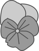 Pansy Vector Icon Design