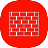 Brickwall Vector Icon Design