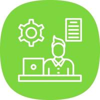 Multitasking Vector Icon Design