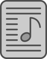 Playlist Vector Icon Design