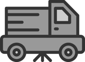 Street Sweeper Vector Icon Design