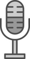 Podcast Vector Icon Design