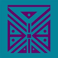 tribal pattern shape pattern. world culture tribal motif design. abstract design with unique shape pattern. elegant and futuristic batik motif. vector