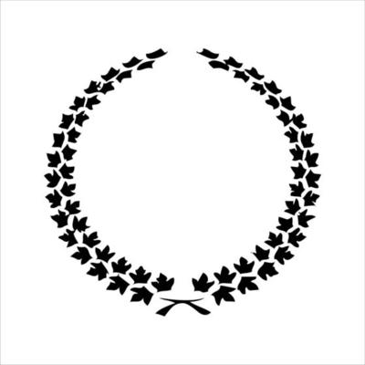 circular rice logo isolated on white background. rice company logos and symbols with unique and various shapes. circular rice logo shapes