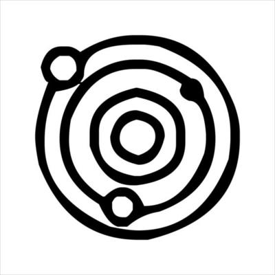 Solar System Black And White Vector Art, Icons, and Graphics for Free