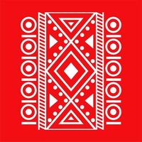 tribal pattern shape pattern. world culture tribal motif design. abstract design with unique shape pattern. elegant and futuristic batik motif. vector