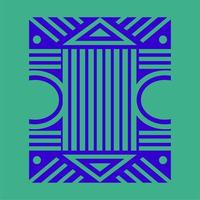 tribal pattern shape pattern. world culture tribal motif design. abstract design with unique shape pattern. elegant and futuristic batik motif. vector