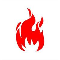 fire set logo. vector set of fire silhouettes with various shapes of burning coals. fire vector pack