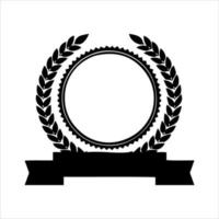 circular rice logo isolated on white background. rice company logos and symbols with unique and various shapes. circular rice logo shapes vector