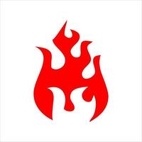 logotipo de fuego. conjunto vectorial de siluetas de fuego con varias formas de carbones ardientes. paquete de vectores de fuego