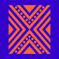 tribal pattern shape pattern. world culture tribal motif design. abstract design with unique shape pattern. elegant and futuristic batik motif. vector