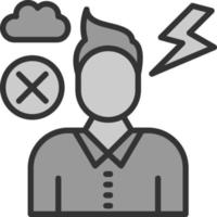 Anxiety Vector Icon Design