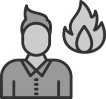 Burnout Vector Icon Design