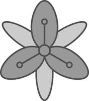 Tiger Lily Vector Icon Design